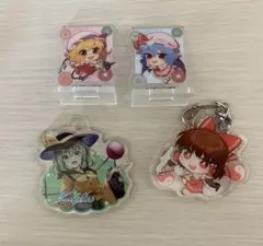 東方project アクリルキーホルダー　霊夢　フラン　レミリア　こいしのサムネイル