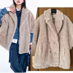 未使用級 24AW HERNO カーリー エコファーコート オーバーサイズのサムネイル