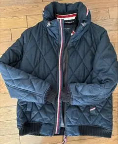 BEAMS HEART ネイビー キルティングダウンジャケット