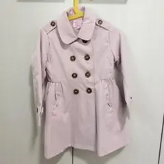 スプリングコート　ピンク　110センチ