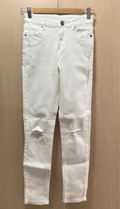 GORGE ダメージデニム ホワイト