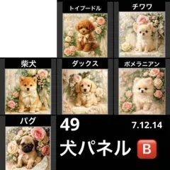オーダーページ 犬パネル B 7.12.14