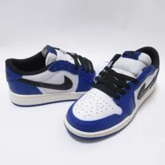 25cm 白 青 黒 ナイキ エアジョーダン1 レトロ ロー OG GS