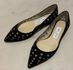 ジミーチュウ　フラット　シューズ