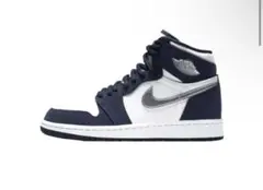 NIKE AIR JORDAN 1 HIGH OG ネイビー ホワイトのサムネイル