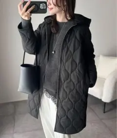 Emma Taylor 3way キルティングフードコート