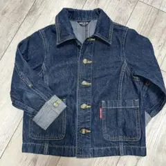 デニムジャケット ボタン付き　100