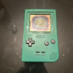 【ジャンク】ゲームボーイポケット グリーン 本体 MGB−001