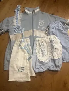 1/4 MDD MSD ドール服 サブカル 天使界隈 水色 ジャージ - メルカリ