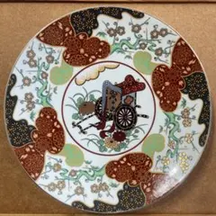 有田焼 華山窯 飾り皿 直径31cm 御所車 花車文様 金彩 大皿のサムネイル
