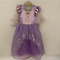 Disney USA公式 ラプンツェルドレス 【ティアラ付き】120cm