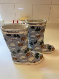 AIGLE エーグル キッズ レインブーツ スノーブーツ 28 (17cm)のサムネイル