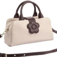 【美品】MARY QUANTマリークワントフラップデイジー 2WAYミニトート