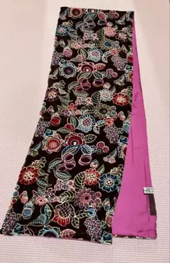 KENZO 細ストール　イタリア製リバーシブル　シルク60%ヴィスコース40%のサムネイル