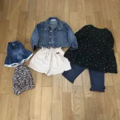 ✴︎SALE✴︎ナイスクラップ、プティマイン他 女の子 服6点 まとめ 110