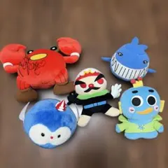 競艇　ぬいぐるみ　5体セット