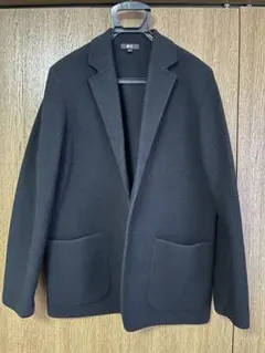 UNIQLO：C ブラック　ニットジャケット L