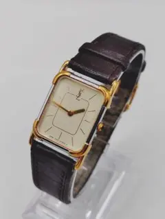 YSL 5421-H04724 スクエア コンビ クォーツ 稼動品 箱付 - メルカリ