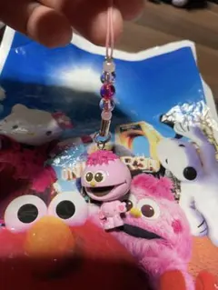 usj セサミストリート　モッピー　ストラップ