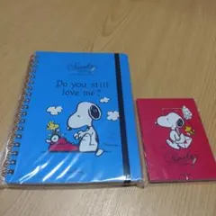 Peanuts スヌーピー ノート＆メモ帳セット