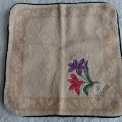 花刺繍タオルハンカチ
