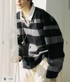 YOKE ヨーク 22SS BORDER CONNECTING CARDIGAN - メルカリ