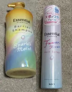 新品 エッセンシャル シャンプー& ふわりキラリスプレー トリートメント