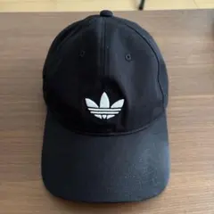 adidas ブラック ベースボールキャップ OSFM