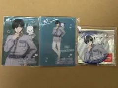 ブルーロック サンリオ 糸師凛 缶バッジ・クリアカード セット