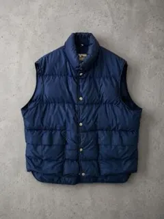 L.L.Bean USA製 グースダウンベスト 80s〜90s M 青のサムネイル