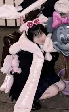 ミニー カチューシャ ピンク ディズニー 美品