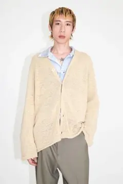 22ss OUR LEGACY ニットカーディガンBEIGE FAUX CORDのサムネイル