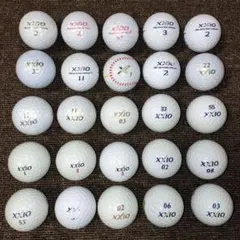 【XXIO】シリーズ色々　ロストボール　白色　25球