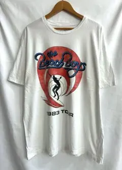 【希少】ザ ビーチボーイズ 1983 ツアーTシャツ バンドTシャツ 白 XL
