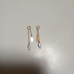 アガット10金チェーン付きクリスタルチャーム