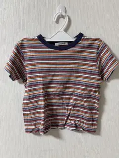 familiar ファミリア 子供服 ストライプ Tシャツ 110cm キッズ