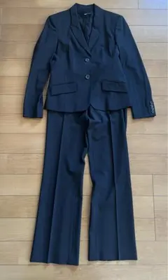 [美品]HUGO BOSS レディース パンツスーツセットアップ　38 ブラック