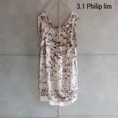 3.1 Philip lim 総柄 シルク ワンピース X2378のサムネイル