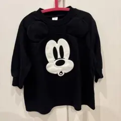 ミッキー トレーナー ブラック