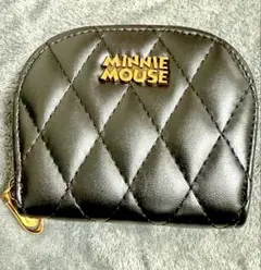 ディズニー公式ストア購入 ミニーマウス キルティング ポーチ / コインケース
