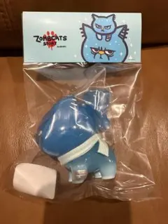 末日デブ猫 ソフビ morimeiworks 終末猫の日常(青蛍) 蓄光 - メルカリ