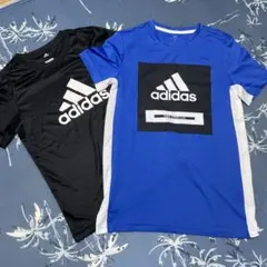 adidas Tシャツ 速乾ウェア　サッカーウェア　150.160 2点セット