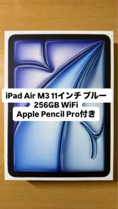 iPad Air (M3) 11インチ 256GB Wi-Fi ケース、ペン付き - メルカリ