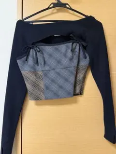 andmary Emma check set up Sサイズ　AM1118