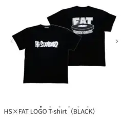 Hi-STANDARD×FAT LOGO T-shirt BLACK XL