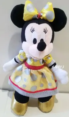 ミニー Happiness is Here ぬいぐるみ バッジ ハピネスイズヒア