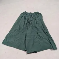 レディースガウチョパングリーン ウエストゴム✨Mサイズ