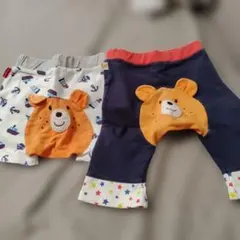 ベビー用クマデザインパンツセット
