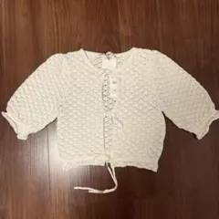 ZARA レースカーディガン　ボレロ　半袖