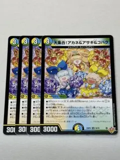 大集合！アカネ＆アサギ＆コハク　4枚
